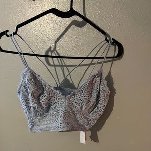 Baby Blue spaghetti strap bralette
